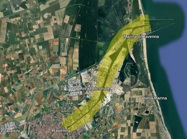 Alieni nel Canale Candiano